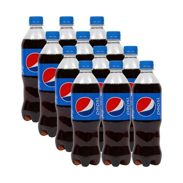 Pepsi Soft Drink Bottle 500ml&times;12's