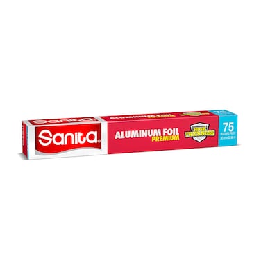 Sanita Aluminum Foil 75 Sqft 1 Roll