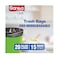Sanita Club Trash Bags 20Gal Gallon Large
