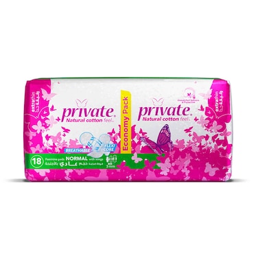Private Feminine Pads Normal 18pcs