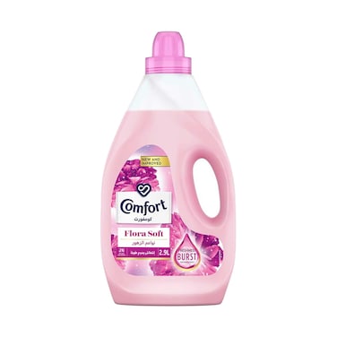 Comfort Liquid Fabric Softener Flora Soft 2.9L
