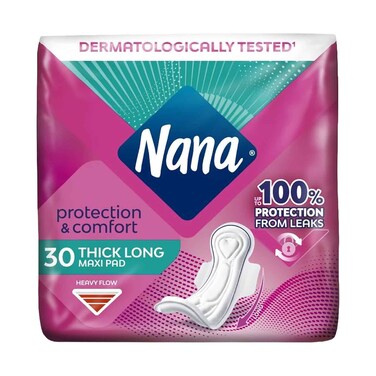 فوط نسائية ماكسي الفائقة من Nana (نانا)، 30 فوطة