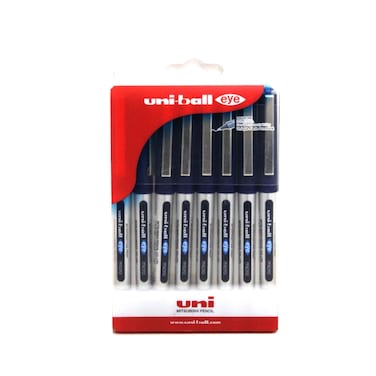 Uniball Eye Roller Pen Liquid Ink 8 Pieces