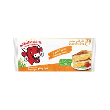 La Vache Qui Rit Cheddar Cheese Slices, 24 Slices, 480G