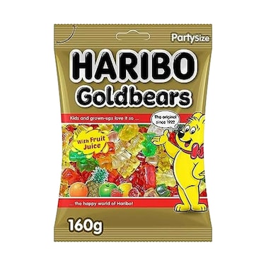Haribo (هاريبو) حلوى الجلاتين بشكل دب ذهبي 160 غم