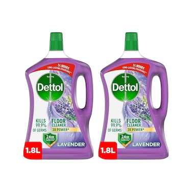 Dettol Antibacterial Floor Cleaner Lavender Scent 1.8Lx2 pieces