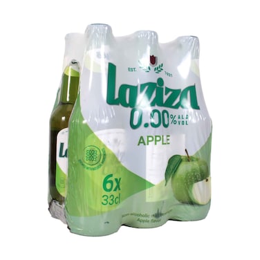 Laziza Apple Malt Beverage 330ml x Pack of 6
