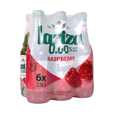 لذيذا شراب شعير بنكهة التوت غير كحولية  330 مل×6 علب