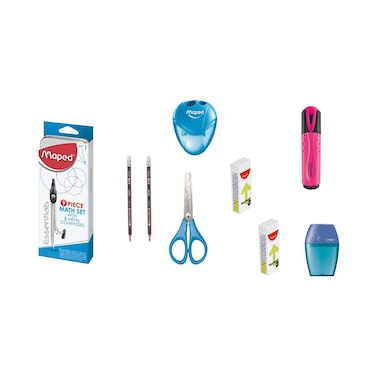 Maped Maths School Kit 17 Pieces