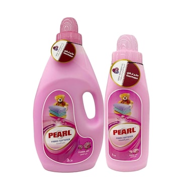 منعم الأقمشة بيرل فلورال جوي 3 لتر + 1 لتر