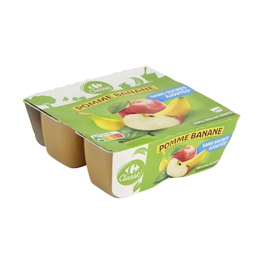 Carrefour Apple Banana 100g x4