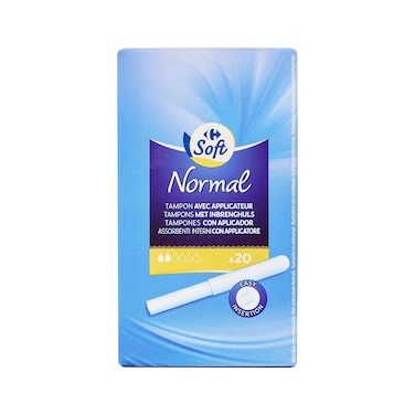 Carrefour Tampon App Carton Normal X20