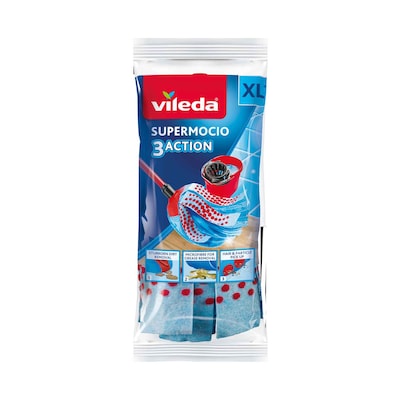 Vileda SuperMocio Soft 30% Microfibre Mop Head Refill Single | Shop online at Supamart in Vileda SuperMocio Soft 30% Microfibre Mop Head Refill Single | Shop online at Supamart in