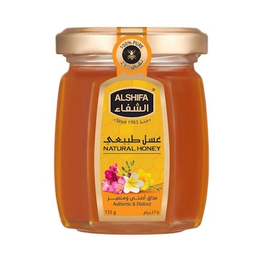 عسل الزهور الطبيعي من الشفاء 125 جرام