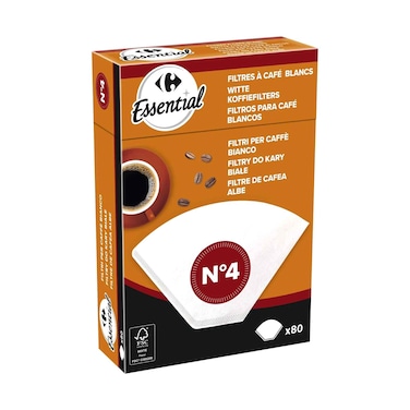 كارفور القهوة مرشحات 80 قطعه