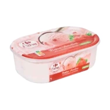 Carrefour Frozen Strawberry Ice Cream 1L