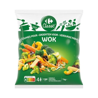 Carrefour Frozen Vegetables Wok 1kg