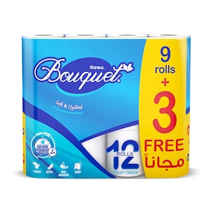 Sanita Bouquet Toilet Tissue 12Rolls