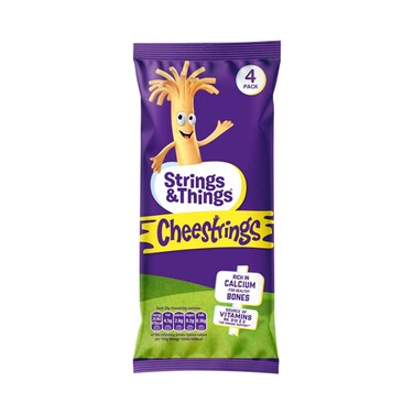 Cheesestrings Strings &amp; Things Cheese 21gx4 Pieces