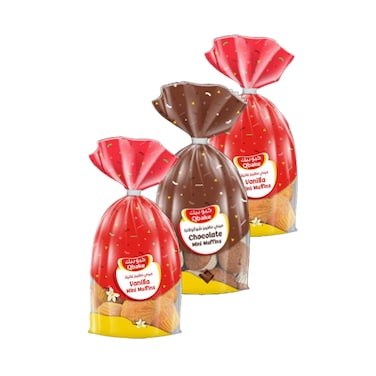 Qbake Min Muffin Family Assorted 3 Pieces