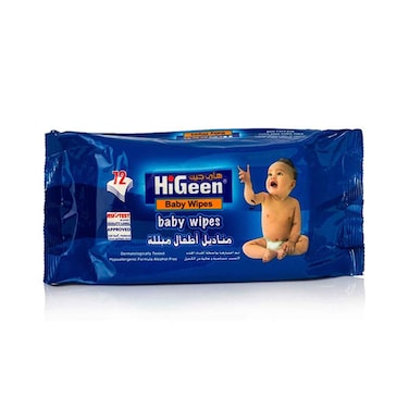 Hi Geen Baby Wipes 72pcs