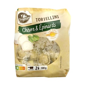 Carrefour Pasta Tortellini Goat Cheese & Spinach 250g