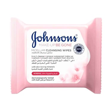 Johnson'S Face Care Cleansing Wipes For Normal Skin 25 Wipes