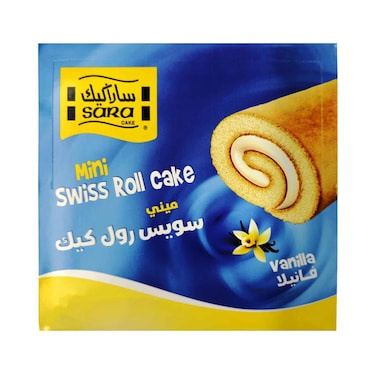 سارا كيك ميني سويس رول فانيليا 20غ فى 20قطعه