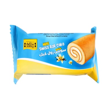 Sara Cake Mini Swiss Roll Vanilla 20g
