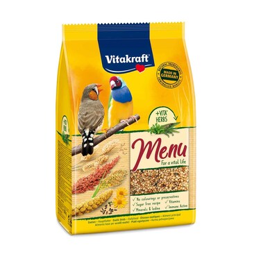طعام فاخر للطيور من فيتاكرافت، قائمة غذائية لحياة نشيطة، + أعشاب فيتا 500 جم