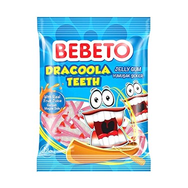 Bebeto Dracoola Teeth Jelly Gum 80g