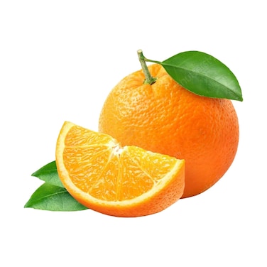 Orange With Leaves