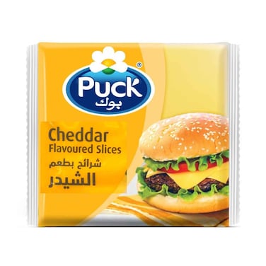 Puck Cheddar Cheese 10 Slices 200g