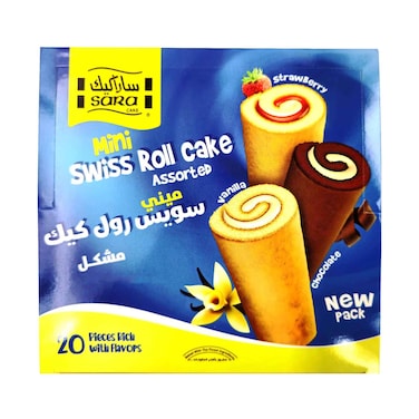 Sara Cake Mini Roll Assorted 20gx20's