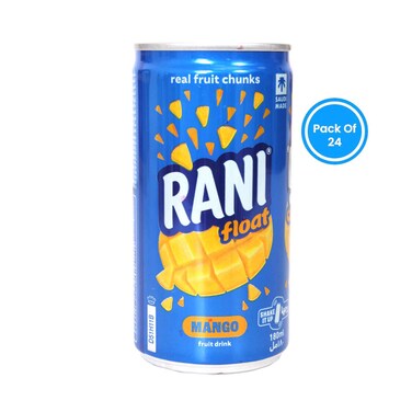 عصير راني فلوت مع قطع فواكه حقيقية بنكهة المانجو، 180 مل × 24 قطعة
