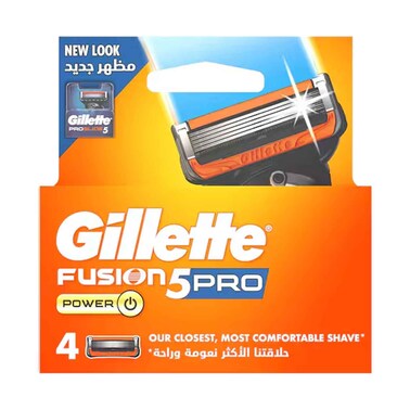 Gillette Fusion ProGlide Power Razor Blades 4 Pieces