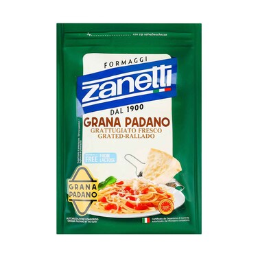 Zanetti Grana Padano Grated Cheese 100g