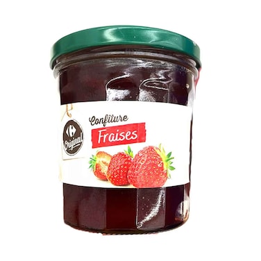 Carrefour Jam Strawberry 370g