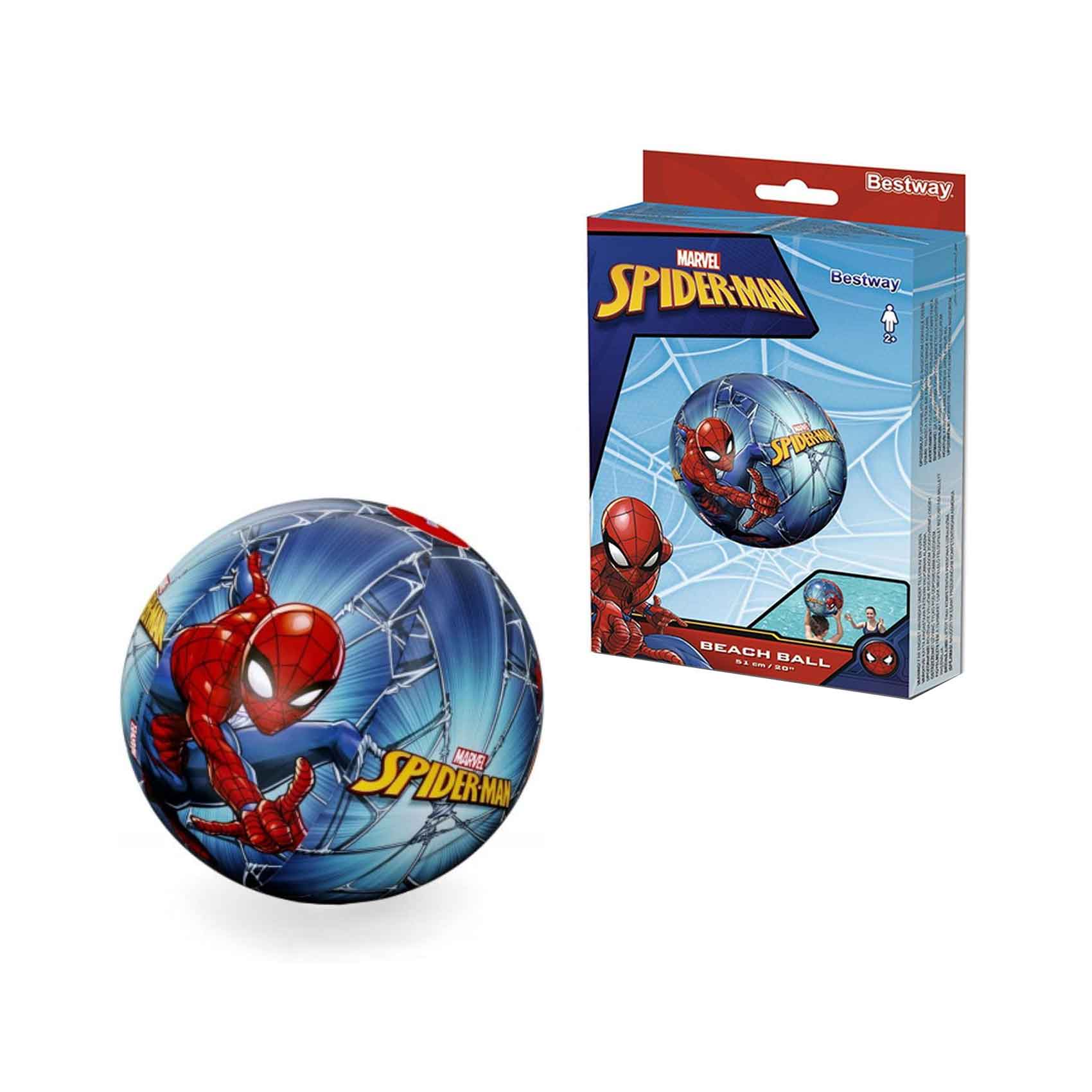 Bestway Beach Ball Spiderman 51cm