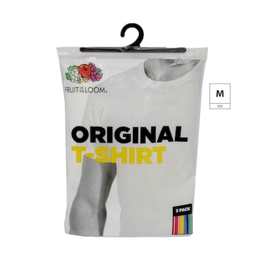 Fruit Of The Loom Tshirt Round Neck 3 Pieces Set Medium  WhiteNo RefundExchange for Hygienic It