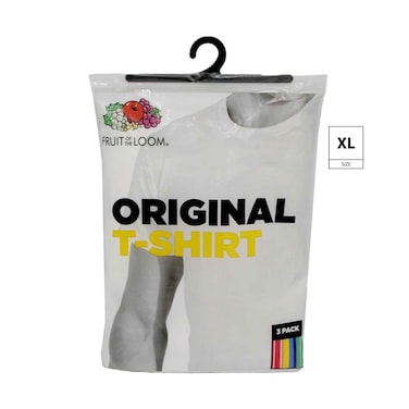 Fruit of the Loom X3 Tshirt Round Neck Xlarge