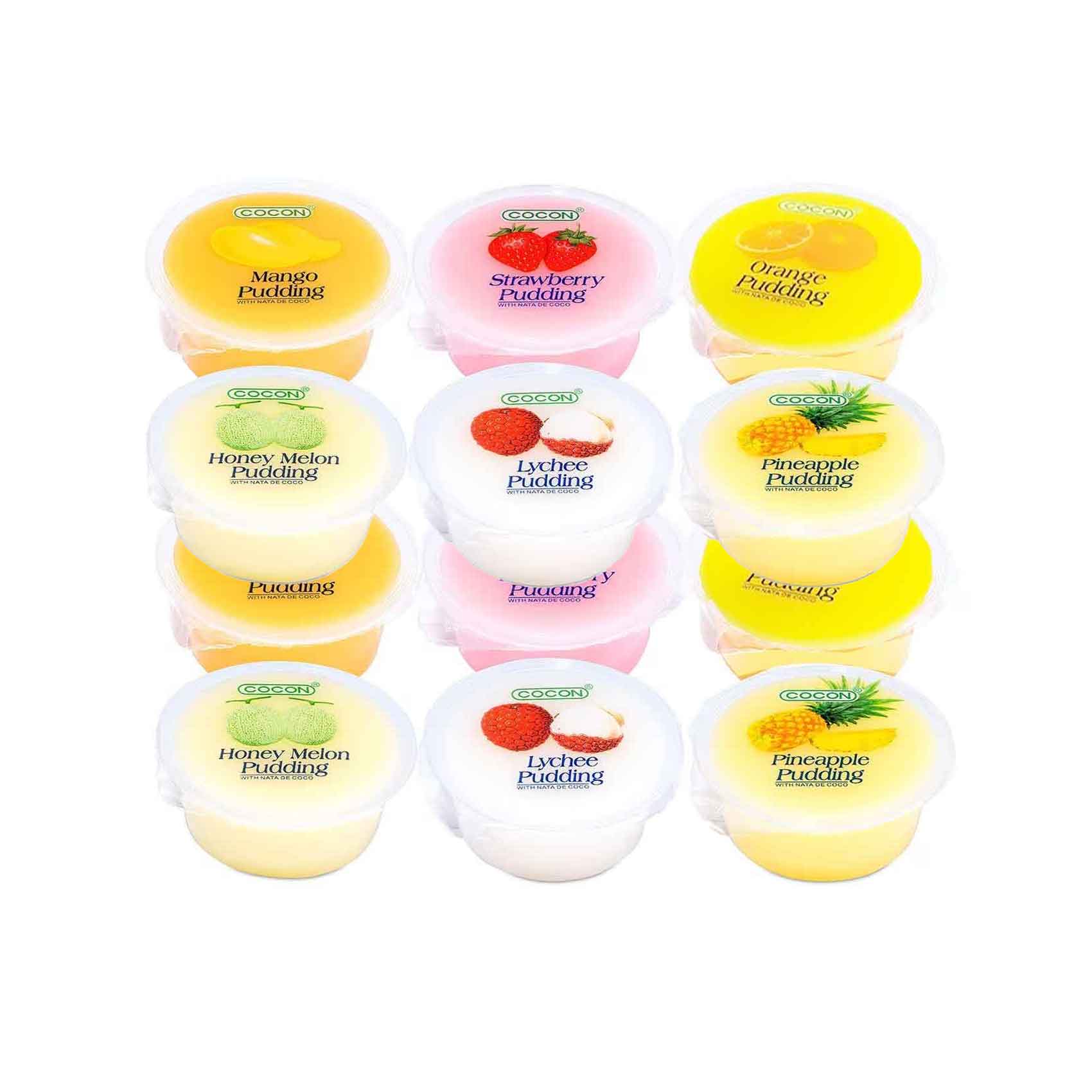 Buy Cocon Pudding Assorted 480gx2 Pieces Online | Carrefour Qatar
