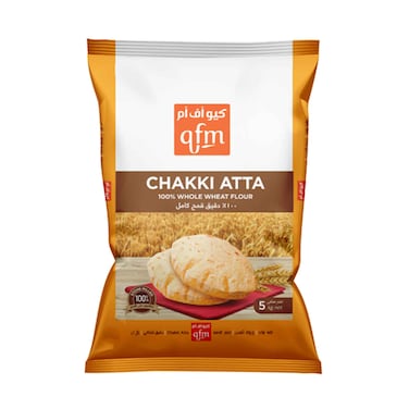 Qfm Chakki Atta Whole Wheat Flour 5kg
