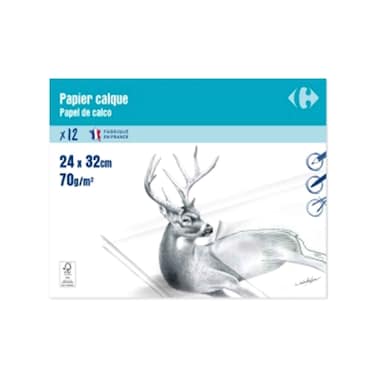 Carrefour Draw Paper  24X32cm 12Sheet 70Gms