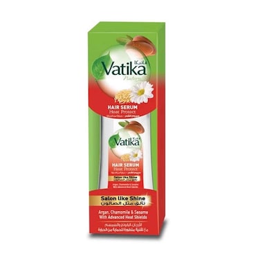 Dabur Vatika Hair Serum Heat Protect Argan, Chamomile And Sesame 47ml