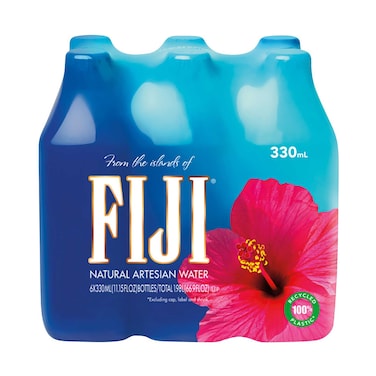 Fiji Bottled Natural Mineral Water 330ml x6