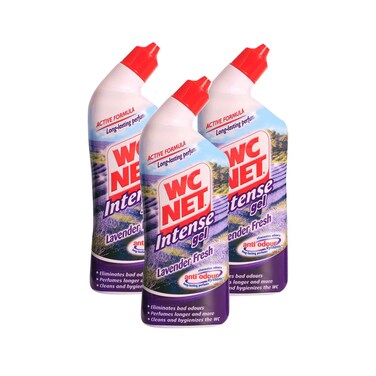 WC Net Intense Toilet Cleaner Gel Assorted 750mlx3's