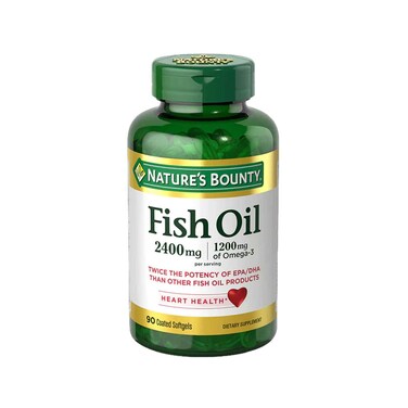 Nature's Bounty Fish Oil Odorless Coated Softgels 90's
