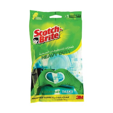 3M Scotch Brite Outdoor Gloves Small Lemon Scented