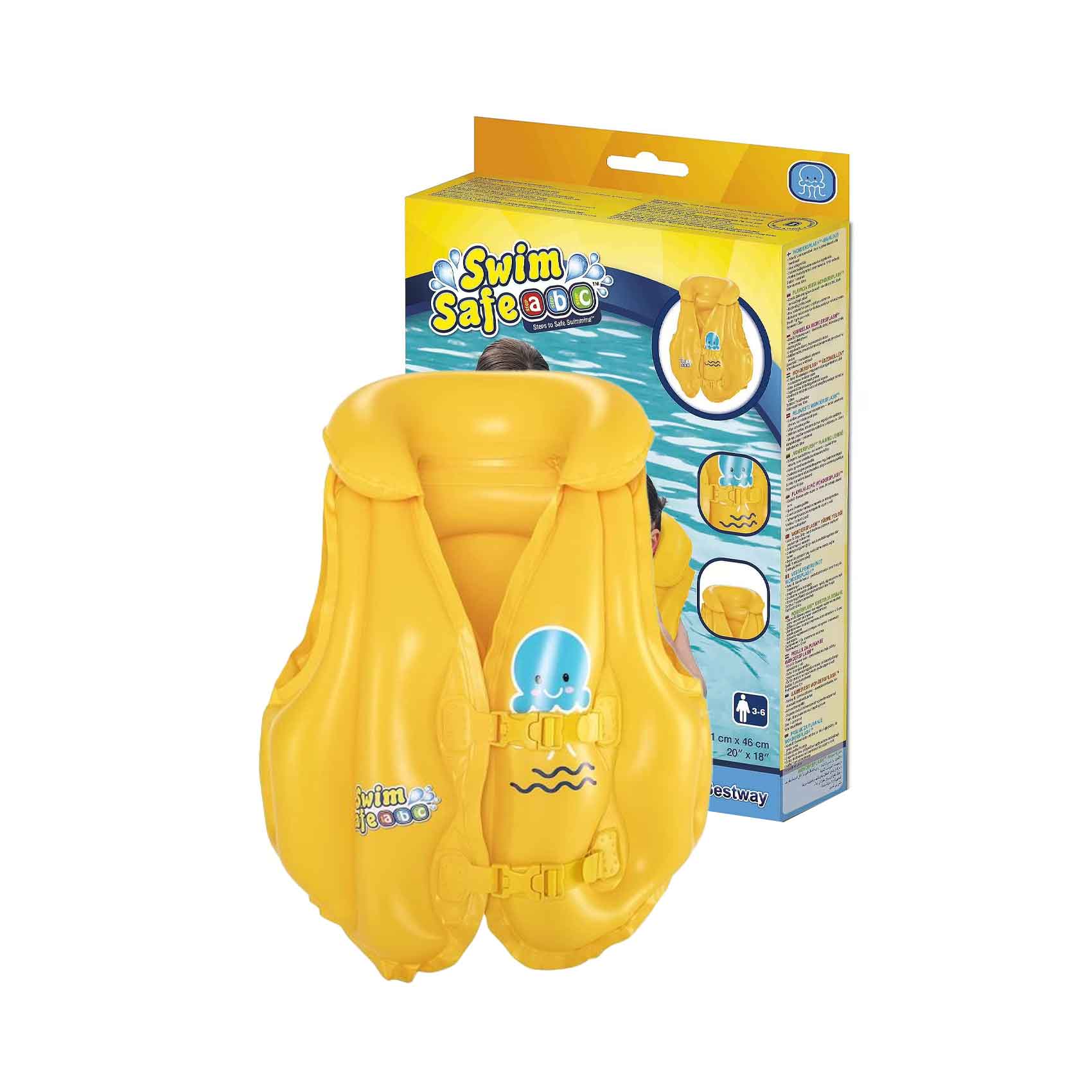 Bestway Swim Safe Inflatable Baby Vest 51x46cm